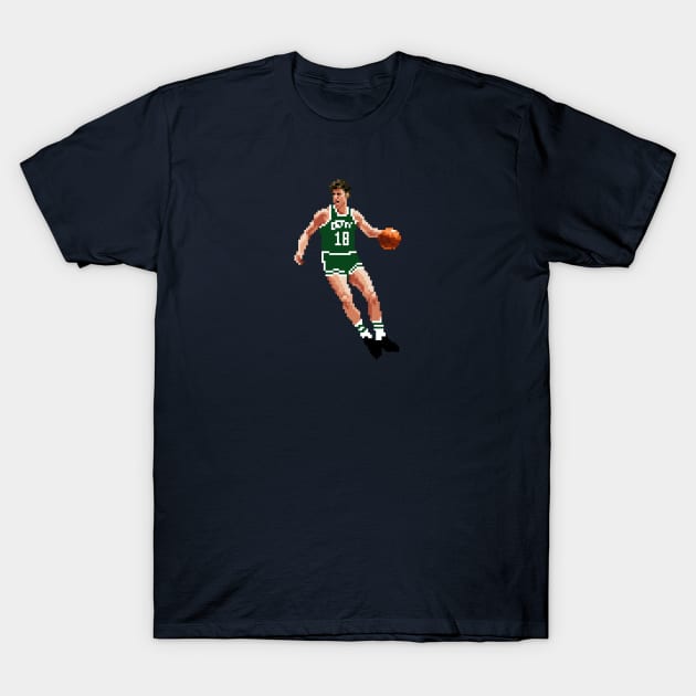 Dave Cowens Pixel Dribble T-Shirt by qiangdade